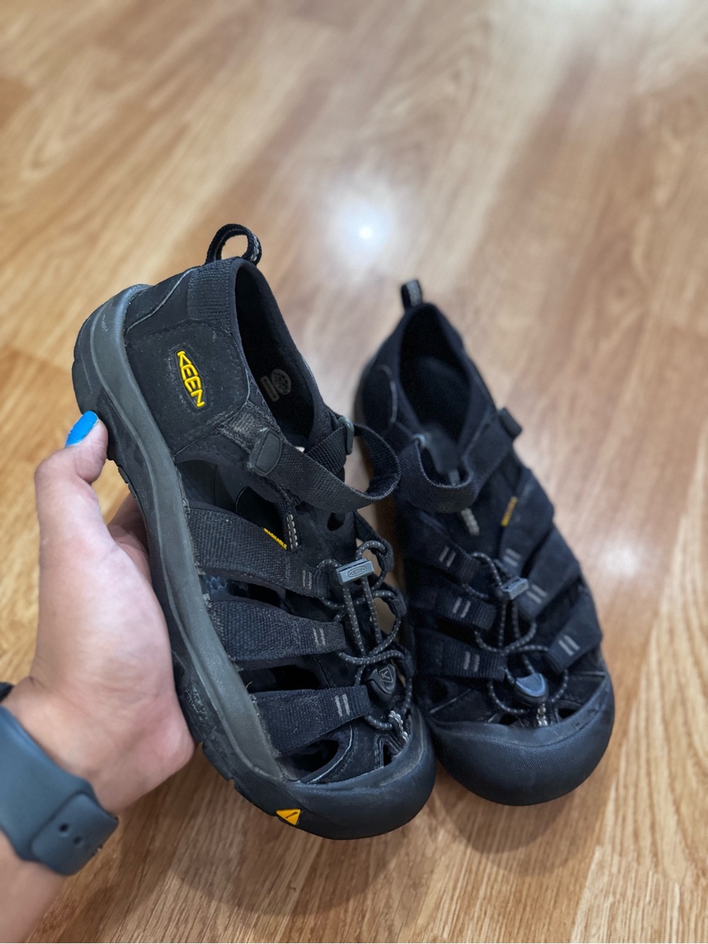 Keen Men’s Black Closed-Toe Sport Sandals